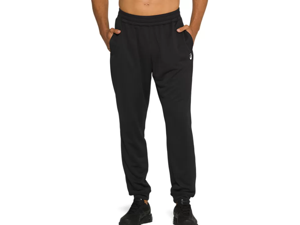 New ASICS MEN FRENCH TERRY JOGGER Performance Black