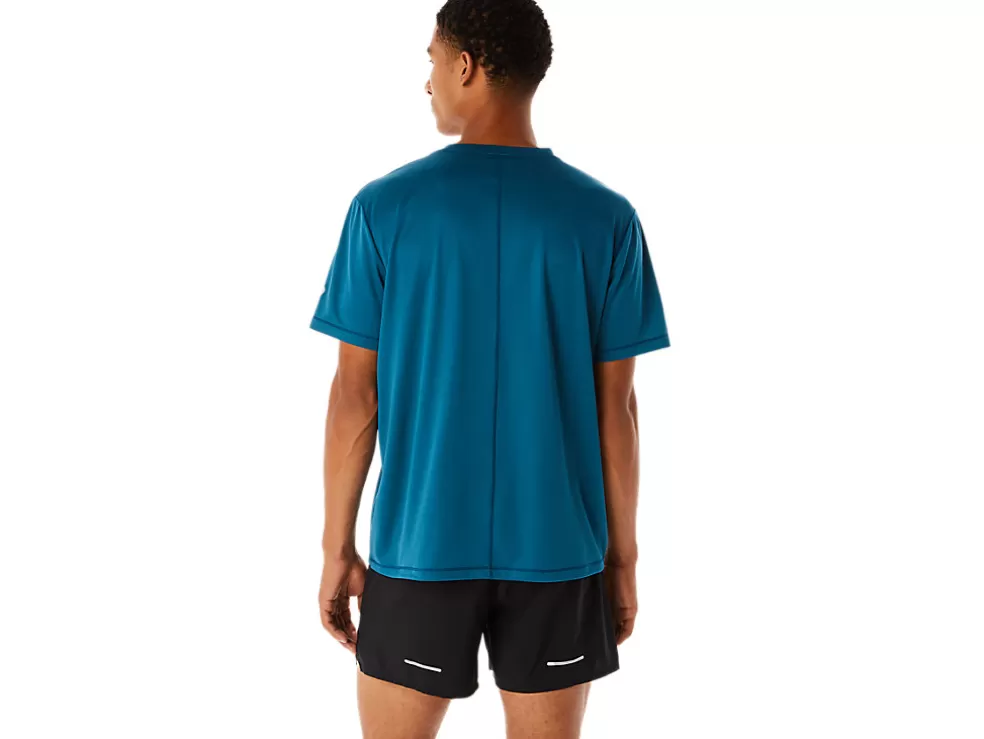 Online ASICS MEN FUJITRAIL LOGO SHORT SLEEVE TOP Ink Teal