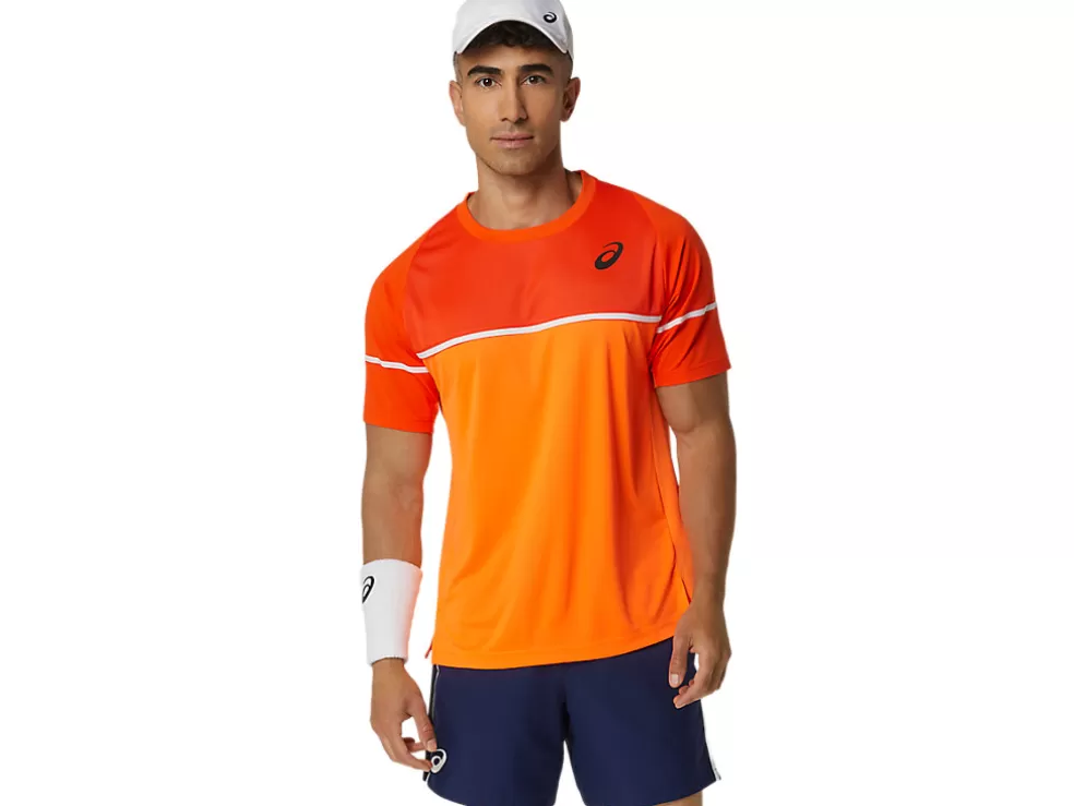 Fashion ASICS MEN GAME SHORT SLEEVE TOP Koi