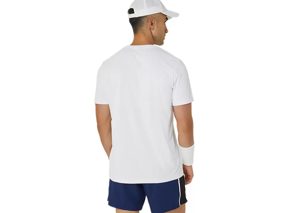 New ASICS MEN GS GRAPHIC TEE Brilliant White