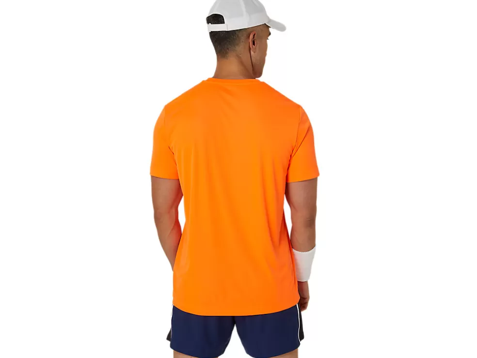 Clearance ASICS MEN GS GRAPHIC TEE Shocking Orange