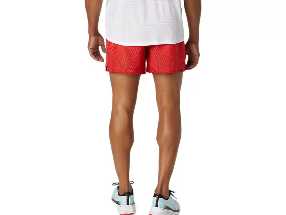 Shop ASICS MEN KASANE SHORT Electric Red/Burgundy