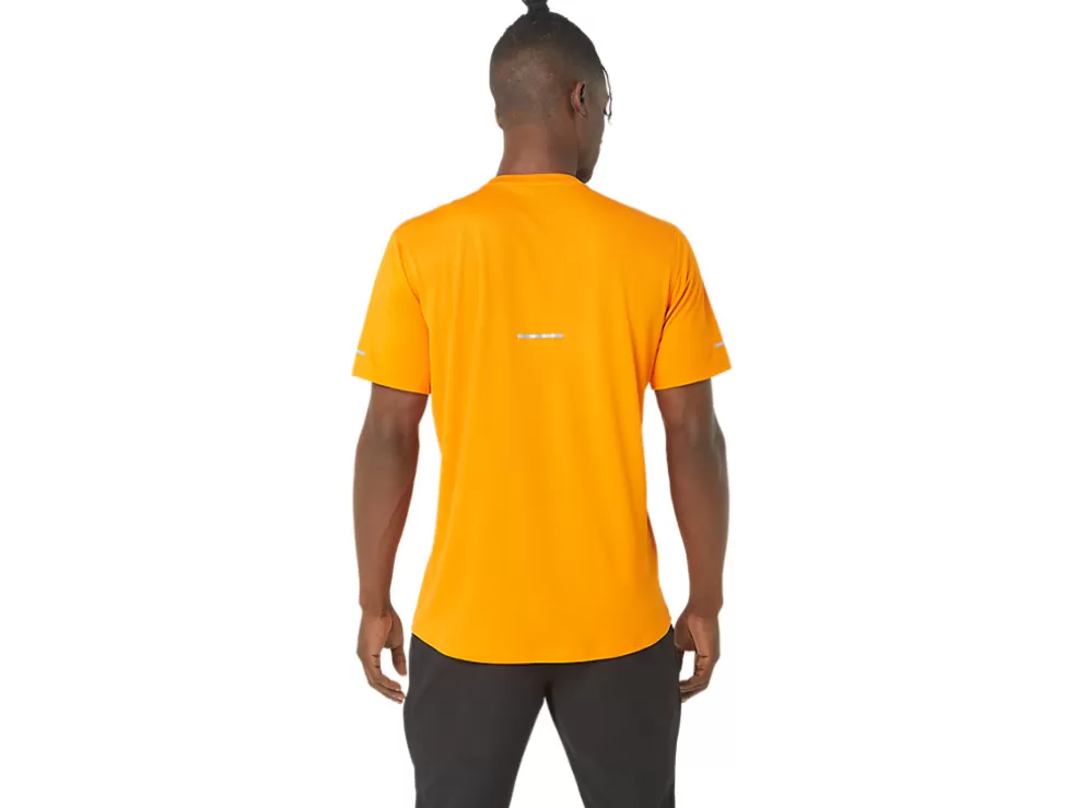 Shop ASICS MEN LITE-SHOW SHORT SLEEVE TOP Bright Orange