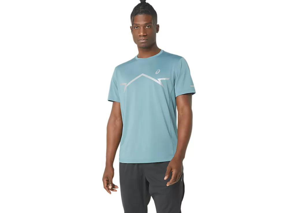 Online ASICS MEN LITE-SHOW SHORT SLEEVE TOP Foggy Teal