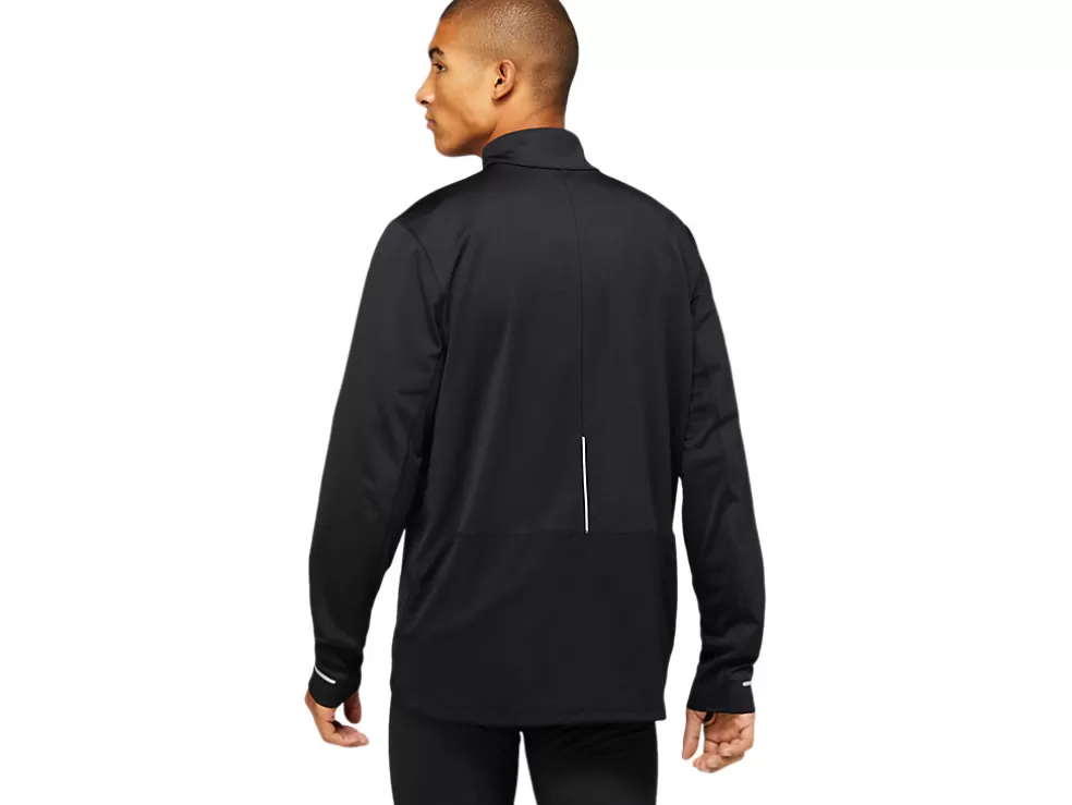 Outlet ASICS MEN LITE-SHOW WINTER 1/2 ZIP TOP Performance Black