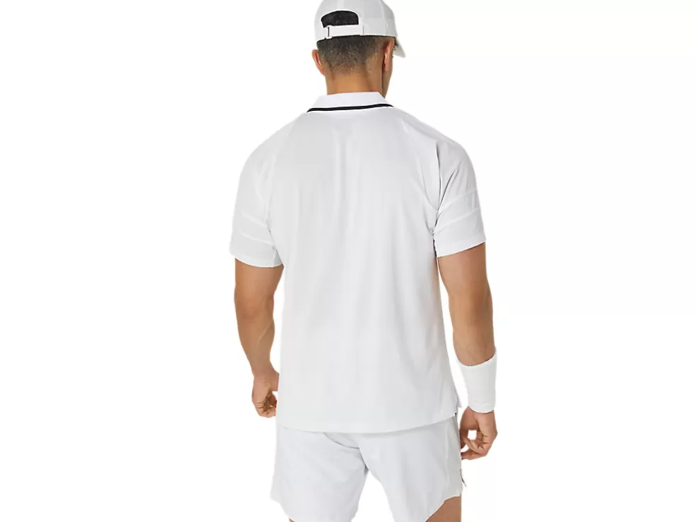 Cheap ASICS MEN MATCH ACTIBREEZE POLO-SHIRT Brilliant White