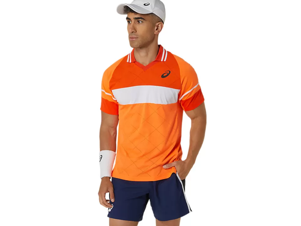 Discount ASICS MEN MATCH ACTIBREEZE POLO-SHIRT Koi