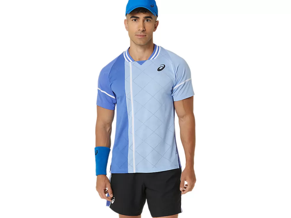 Outlet ASICS MEN MATCH ACTIBREEZE SHORT SLEEVE TOP Sapphire