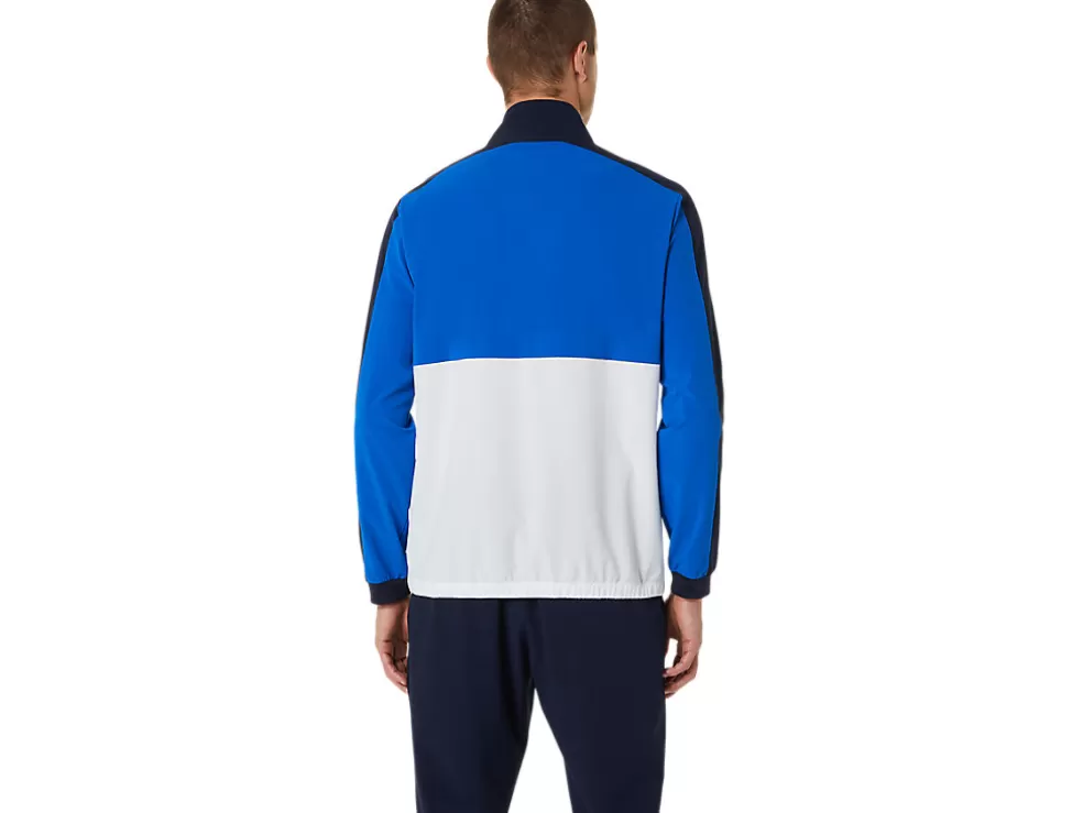 Hot ASICS MEN MATCH JACKET Tuna Blue/Midnight