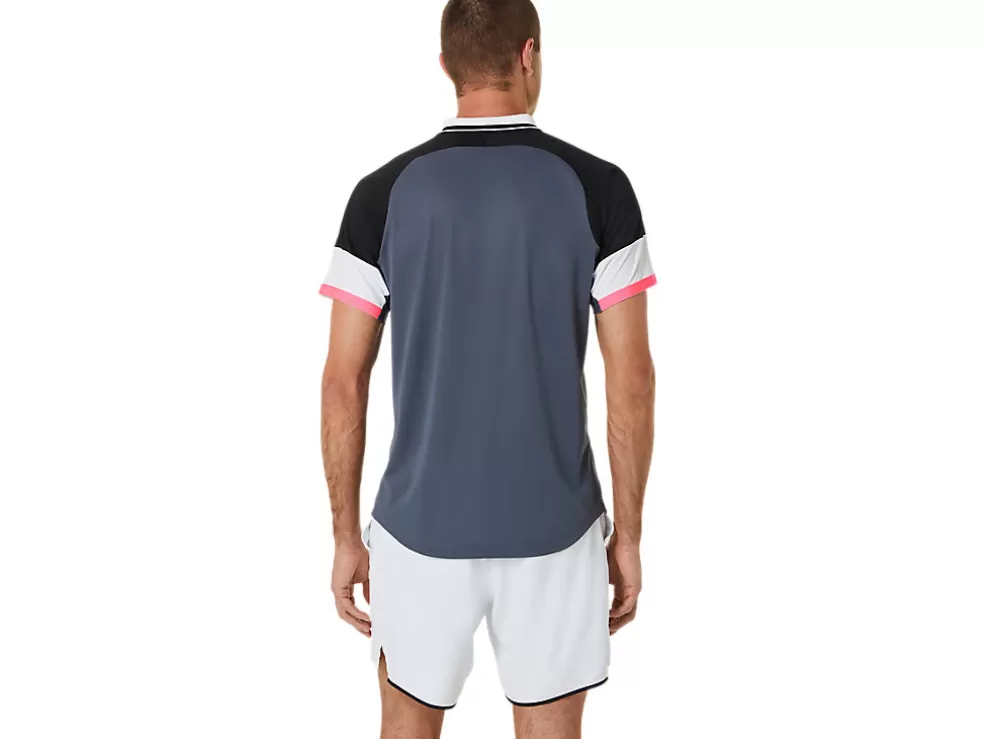 Best Sale ASICS MEN MATCH POLO-SHIRT Performance Black/Carrier Grey