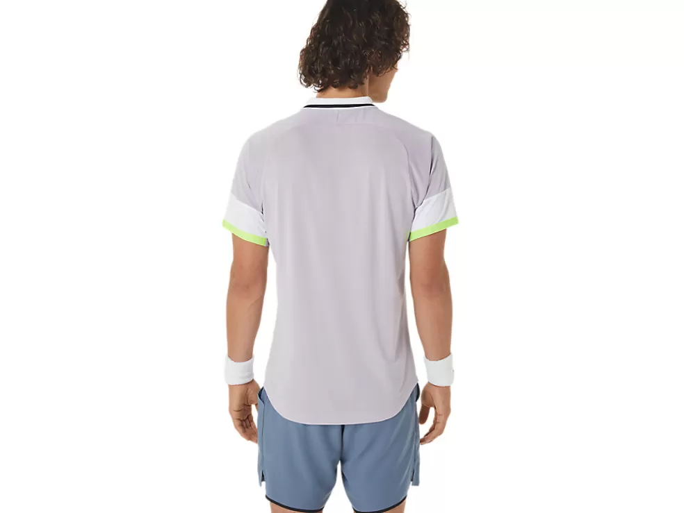 Clearance ASICS MEN MATCH POLO-SHIRT Dusk Violet/Soft Sky