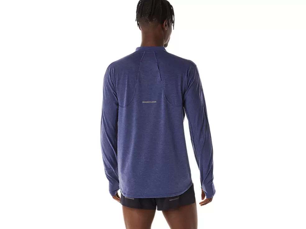 Flash Sale ASICS MEN METARUN 1/2 ZIP LONG SLEEVE TOP Indigo Blue