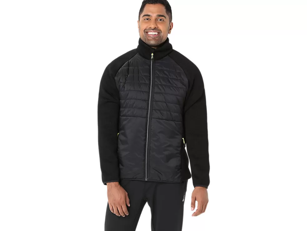 Best Sale ASICS MEN MIXER JACKET 2.0 Performance Black/Safety Yellow