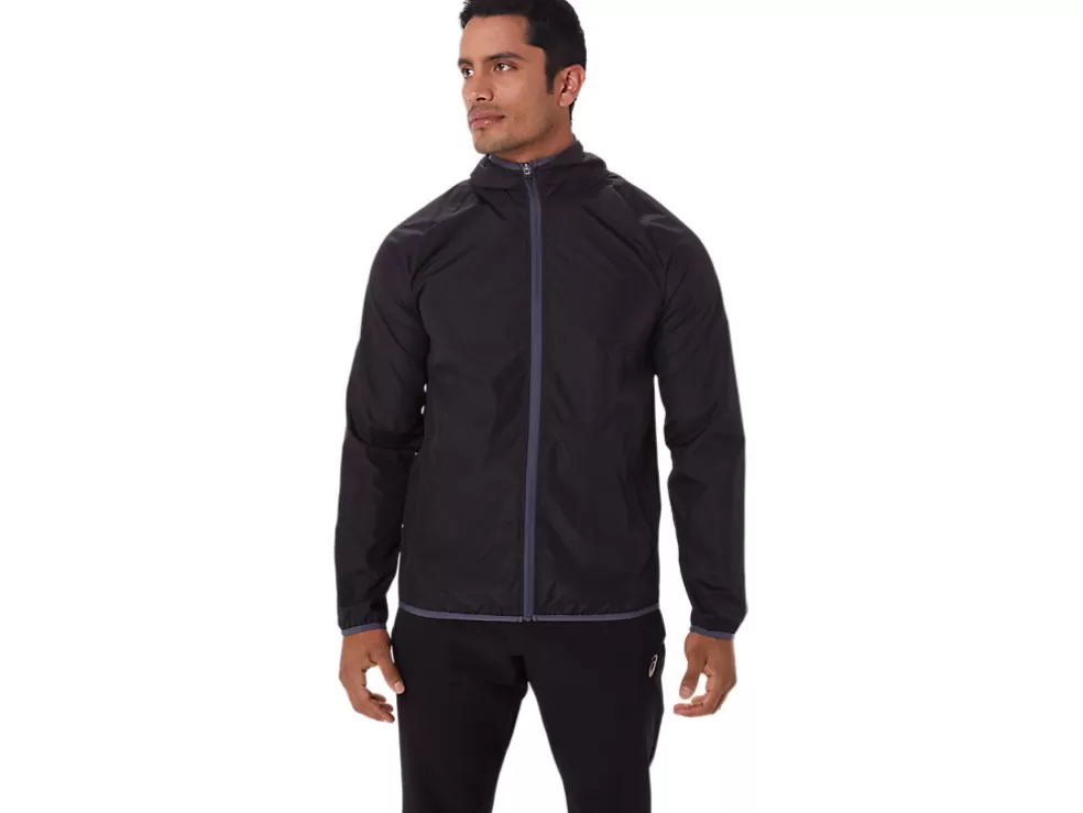 Clearance ASICS MEN PACKABLE JACKET Performance Black