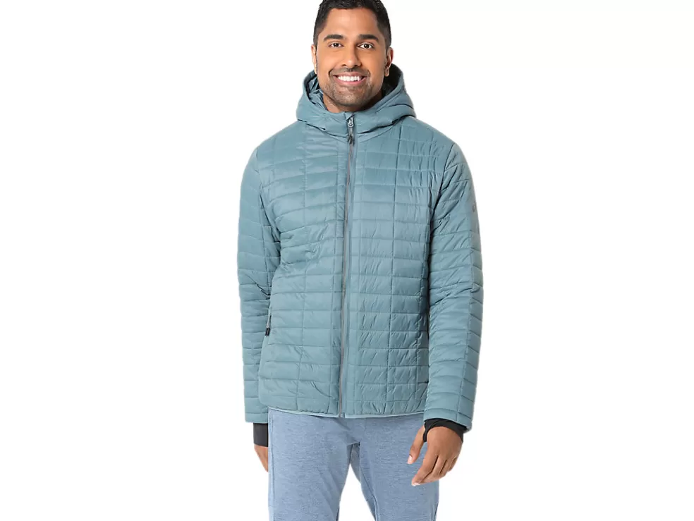 Hot ASICS MEN PERFORMANCE INSULATED JACKET 2.0 Foggy Teal