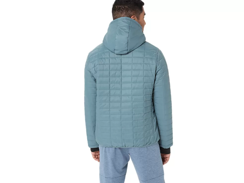 Hot ASICS MEN PERFORMANCE INSULATED JACKET 2.0 Foggy Teal