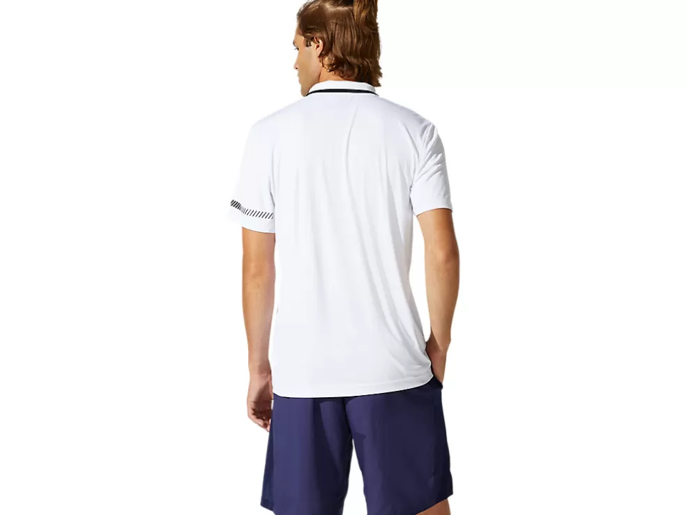 Cheap ASICS MEN POLO SHIRT Brilliant White