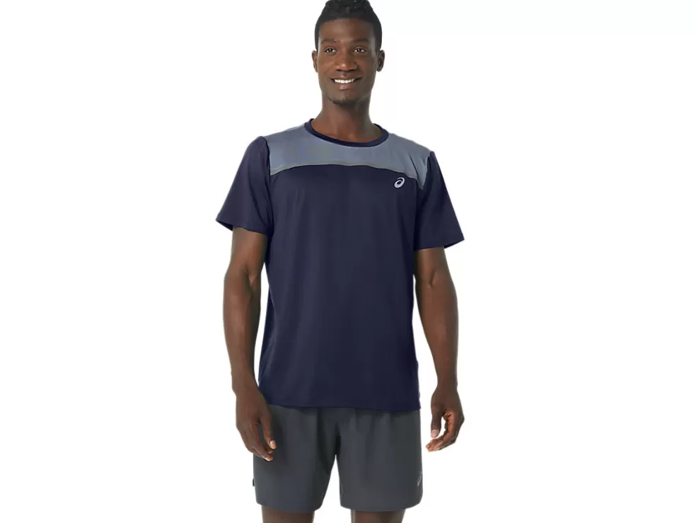 Store ASICS MEN PR LYTE SHORT SLEEVE Peacoat