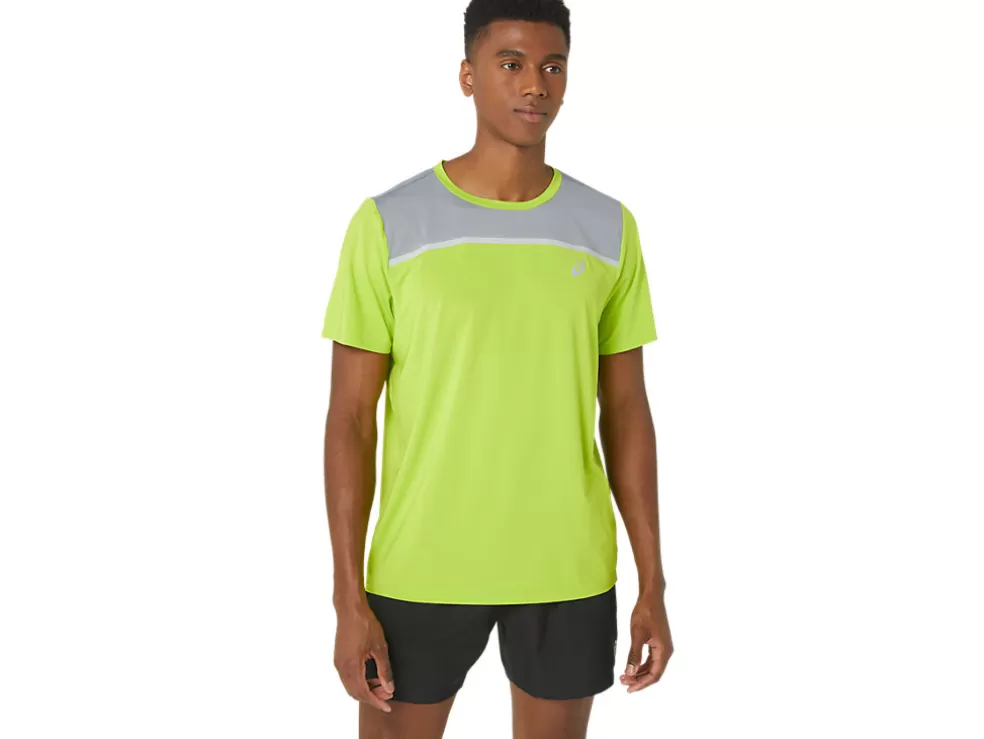 New ASICS MEN PR LYTE SHORT SLEEVE Lime Zest