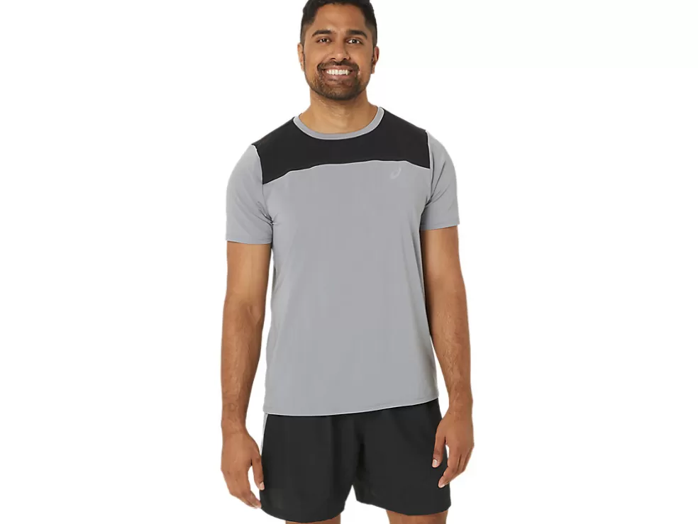 Sale ASICS MEN PR LYTE SHORT SLEEVE Sheet Rock/Performance Black