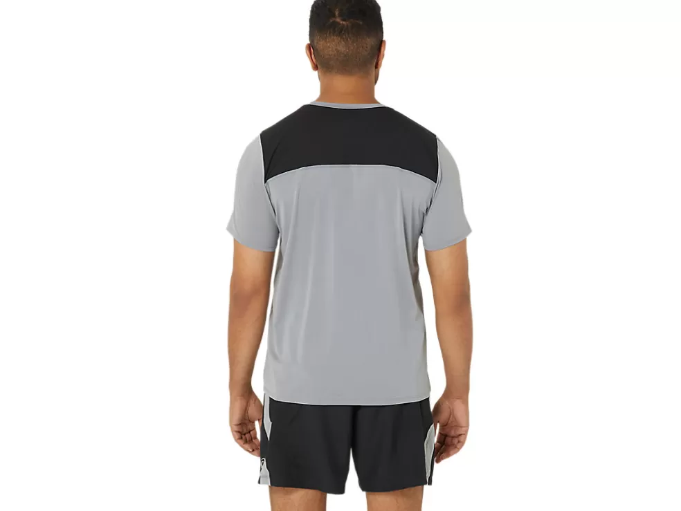 Sale ASICS MEN PR LYTE SHORT SLEEVE Sheet Rock/Performance Black