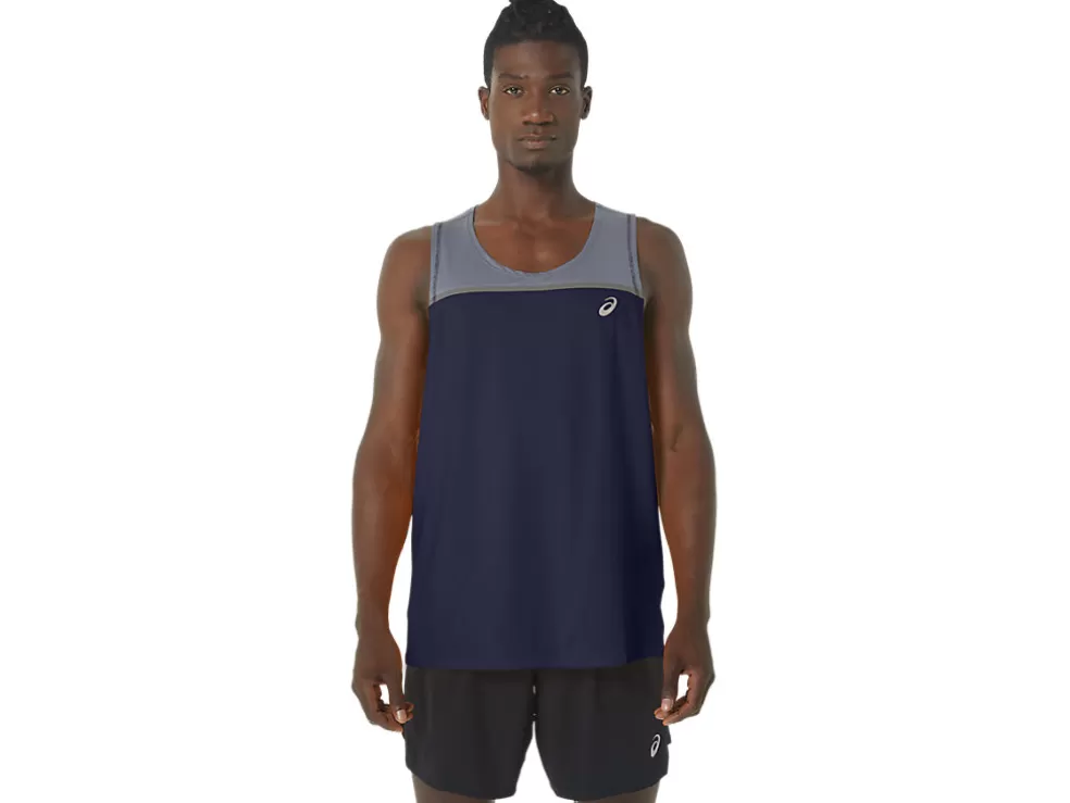 Online ASICS MEN PR LYTE SINGLET Peacoat