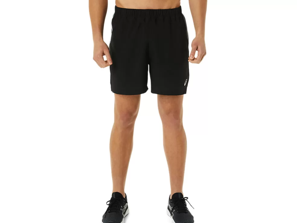 New ASICS MEN READY SET 5IN SHORT Performance Black