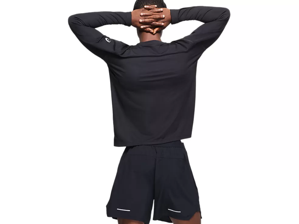 Outlet ASICS MEN READY-SET II LONG SLEEVE TEE Performance Black