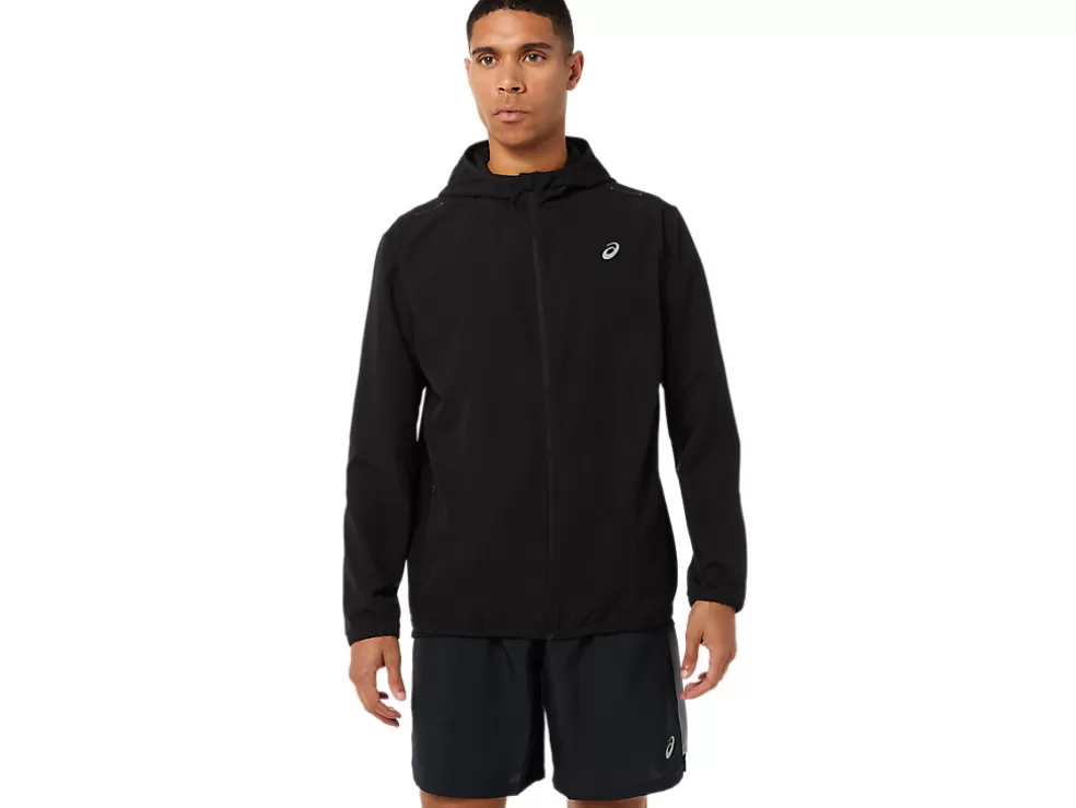 Cheap ASICS MEN READY-SET JACKET Performance Black