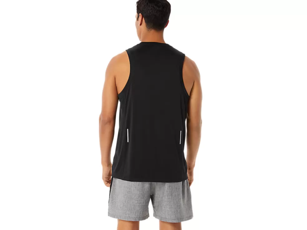 Discount ASICS MEN READY-SET LYTE SINGLET Performance Black