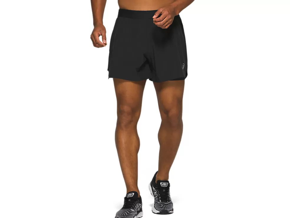 Clearance ASICS MEN ROAD 2-N-1 5IN SHORT Performance Black