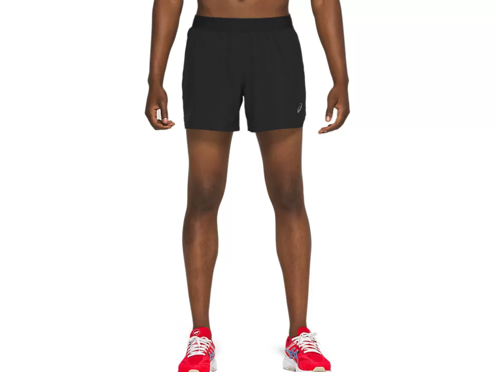 Clearance ASICS MEN ROAD 5IN SHORT Performance Black