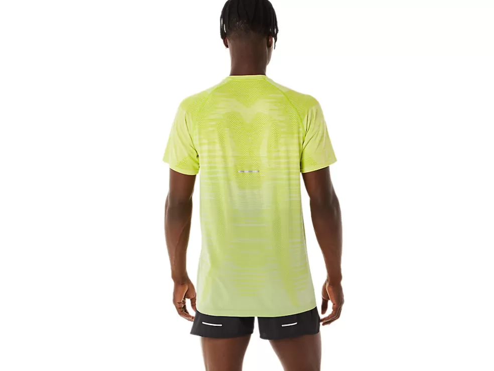 Cheap ASICS MEN SEAMLESS SHORT SLEEVE TOP Light Sage/Lime Zest