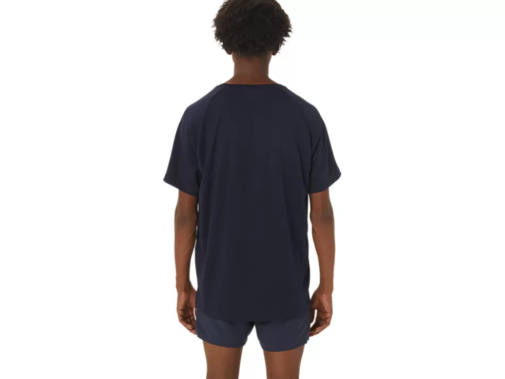 Outlet ASICS MEN SHOES GRAPHIC SHORT SLEEVE TOP Midnight