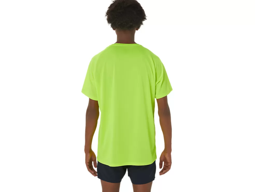 Store ASICS MEN SHOES GRAPHIC SHORT SLEEVE TOP Safety Yellow