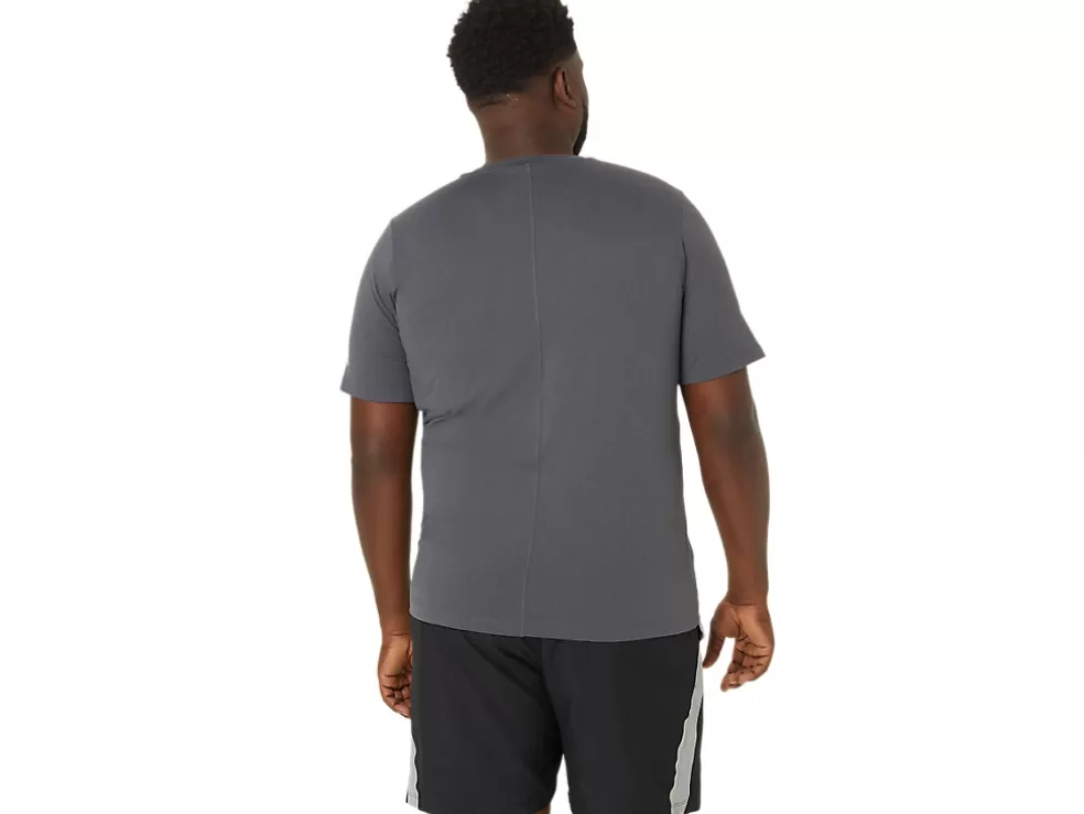 Flash Sale ASICS MEN SHORT SLEEVE HTHR TECH TOP Dark Grey Heather