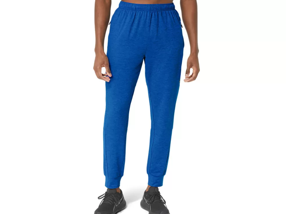 Online ASICS MEN TECH PANT 2.0 Tuna Blue Spacedye