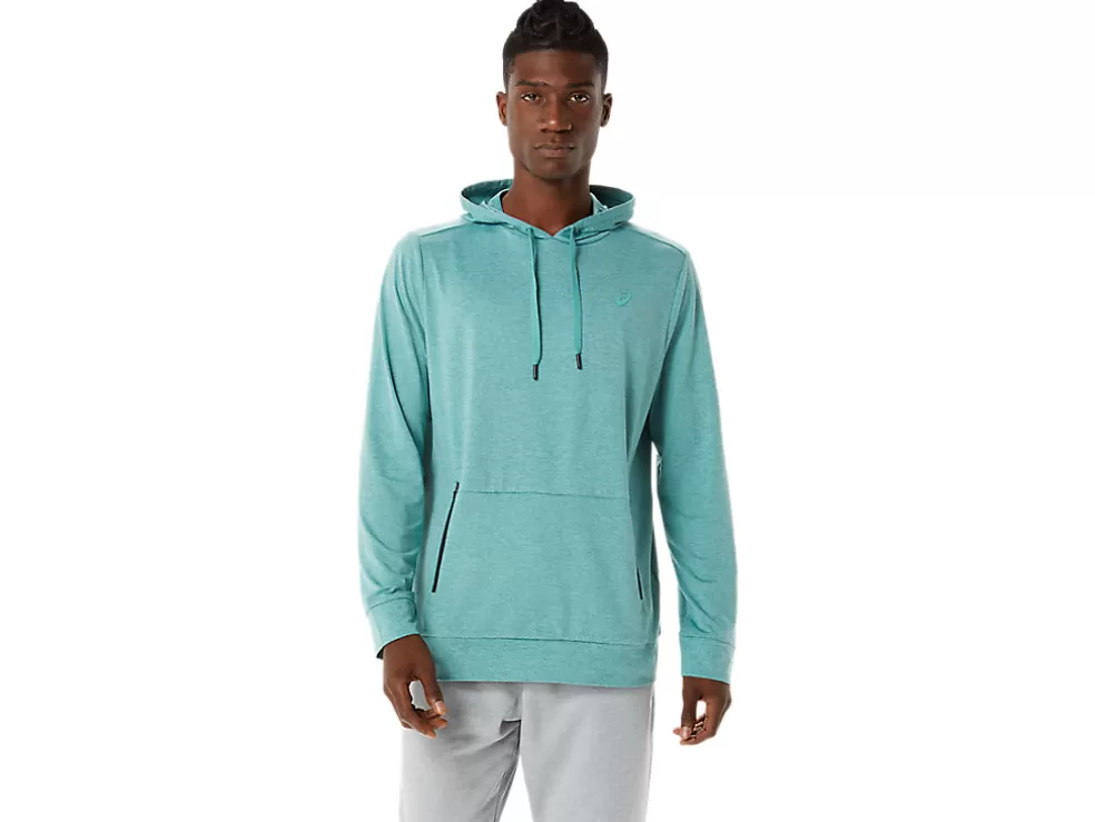 Flash Sale ASICS MEN TECH PULLOVER HOODIE Sage Heather