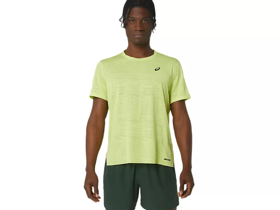 Shop ASICS MEN VENTILATE ACTIBREEZE SHORT SLEEVE TOP Glow Yellow