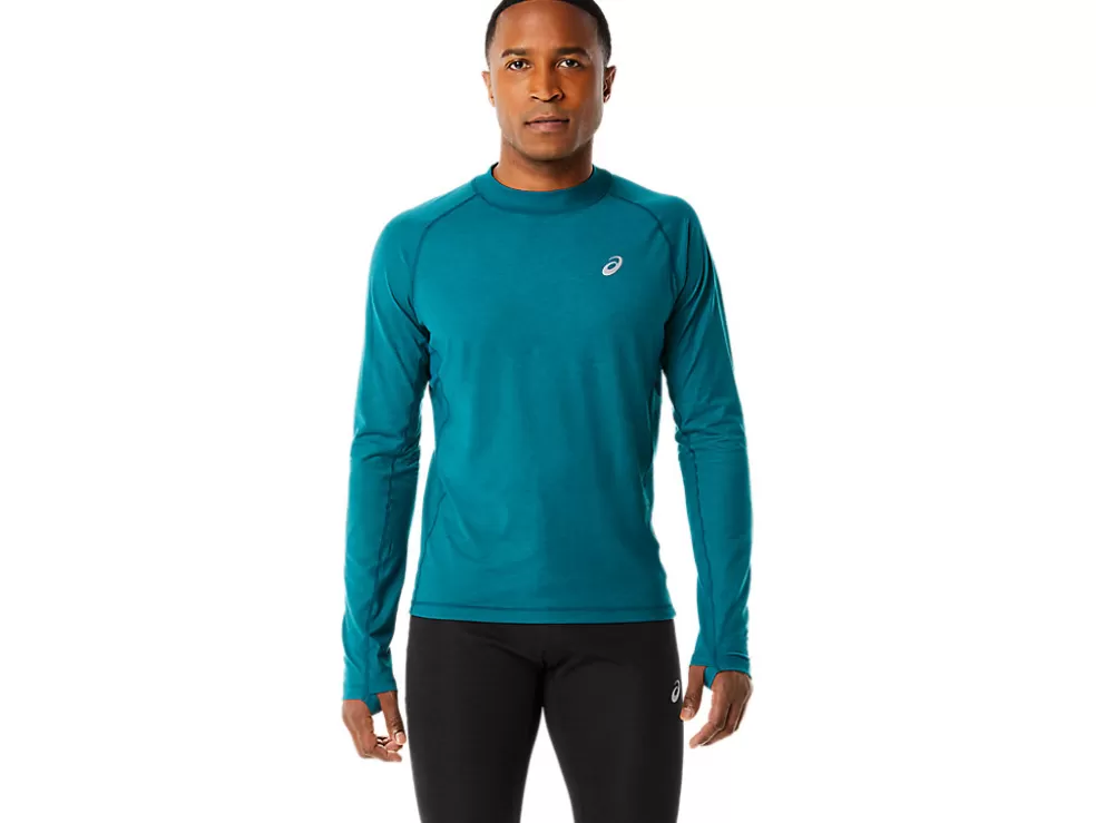 Discount ASICS MEN WINTER RUN LONG SLEEVE TOP Velvet Pine