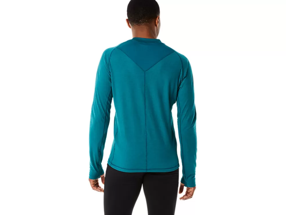 Discount ASICS MEN WINTER RUN LONG SLEEVE TOP Velvet Pine