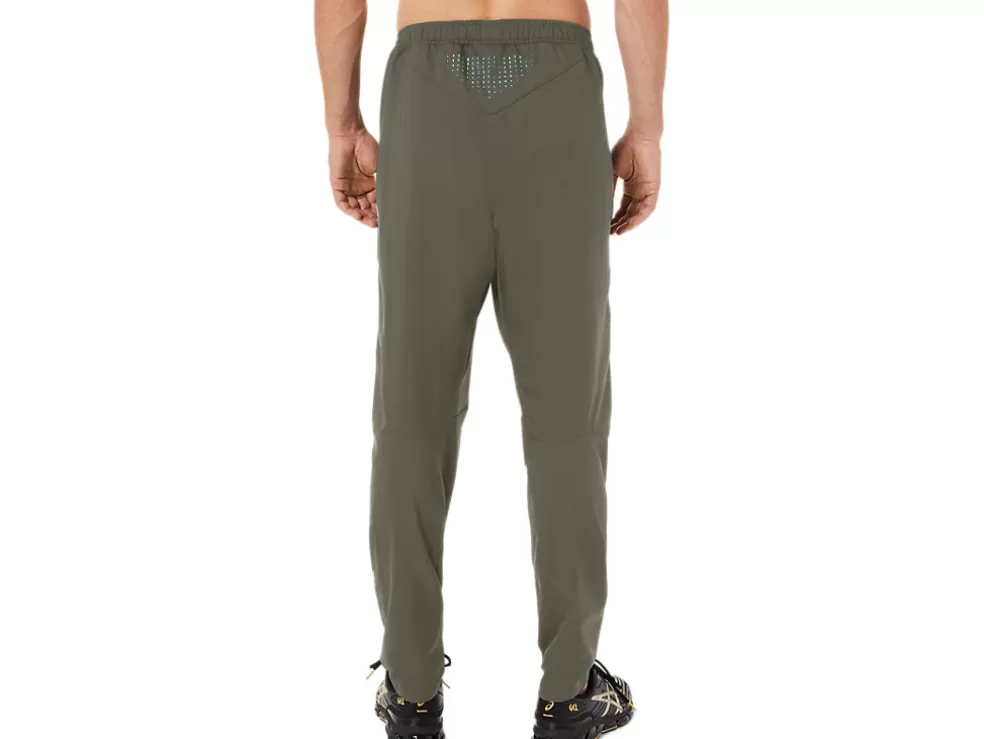 Store ASICS MEN WOVEN PANTS Mantle Green