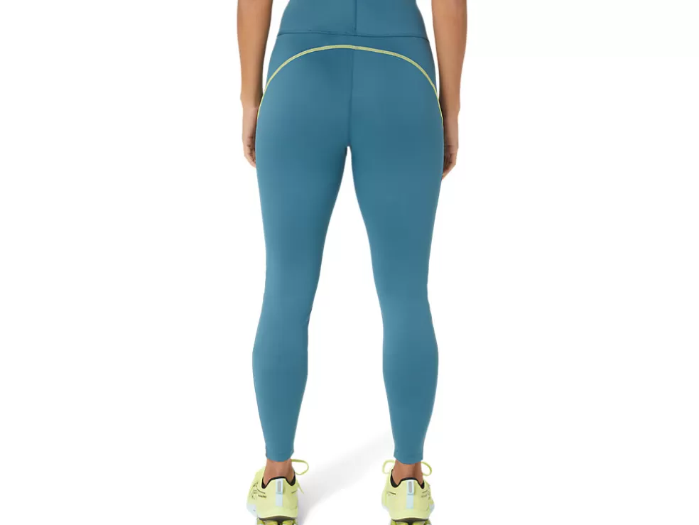 Store ASICS MESH PANEL TRAINING TIGHT Gloomy Sea