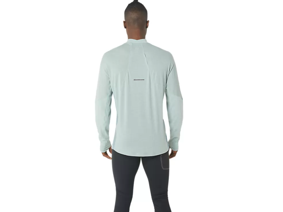 New ASICS METARUN MOCK NECK LONG SLEEVE TOP Ocean Haze/Foggy Teal