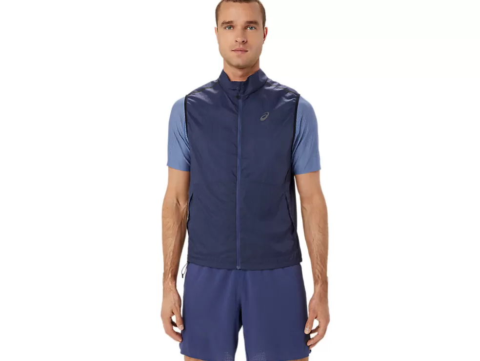 Sale ASICS METARUN PACKABLE GILET Thunder Blue