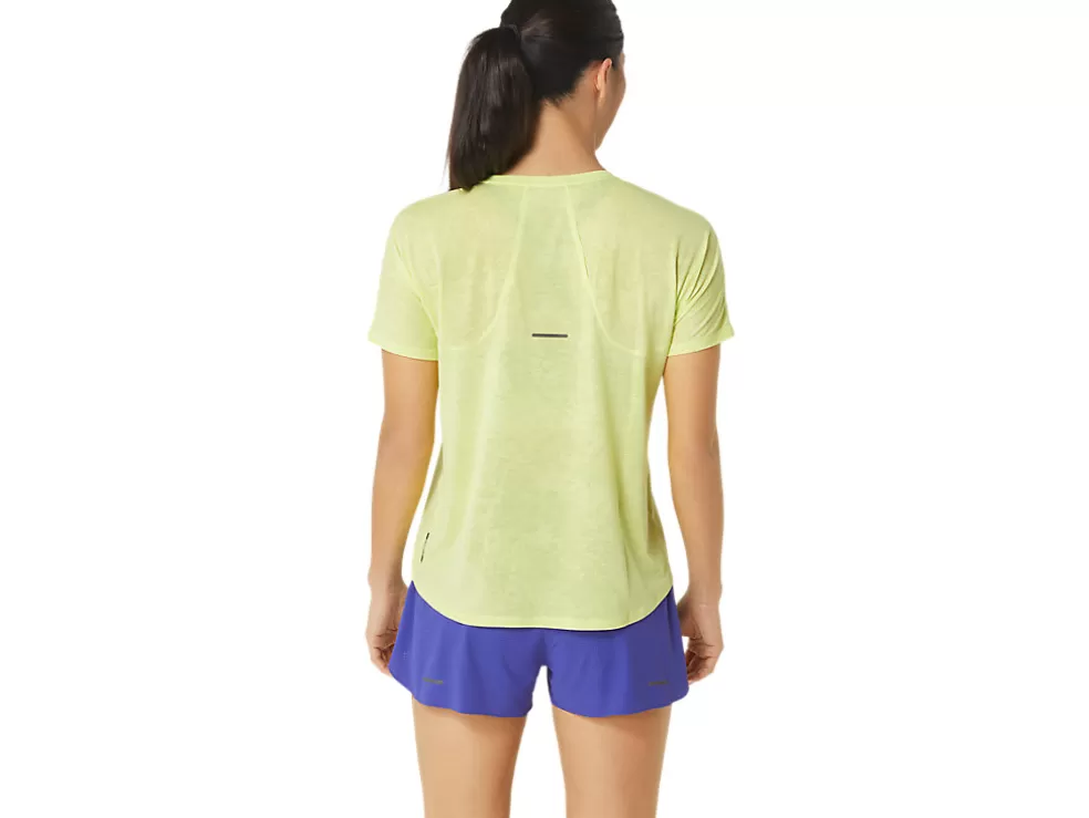 Hot ASICS METARUN PATTERN SHORT SLEEVE TOP Glow Yellow