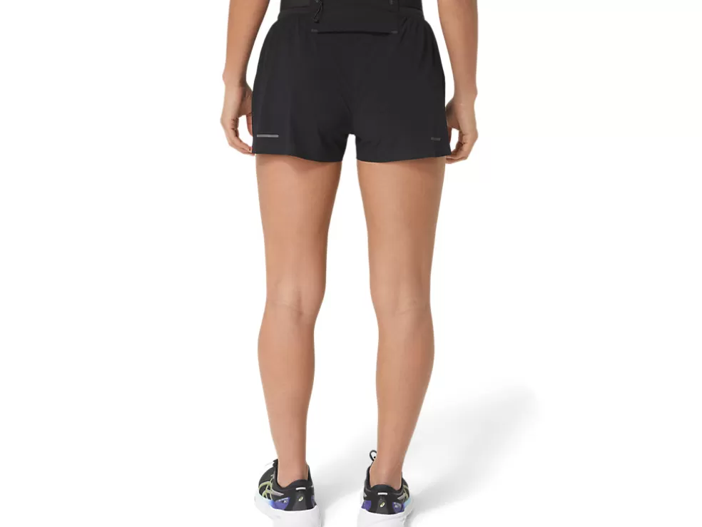 Hot ASICS METARUN SPLIT SHORT Performance Black