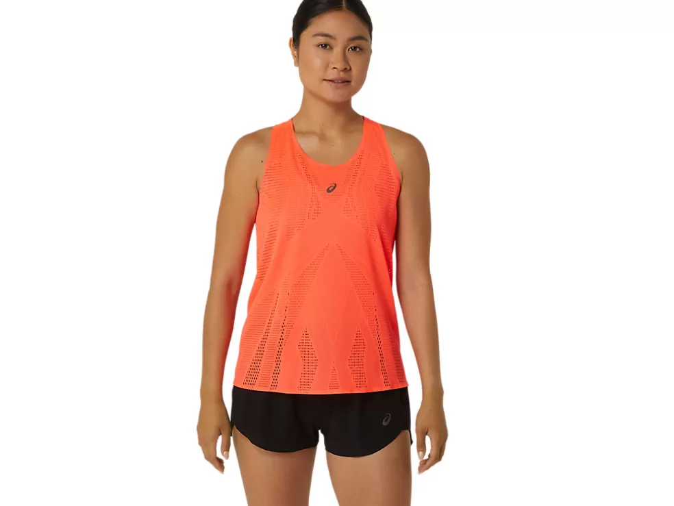 Hot ASICS METARUN TANK Sunrise Red