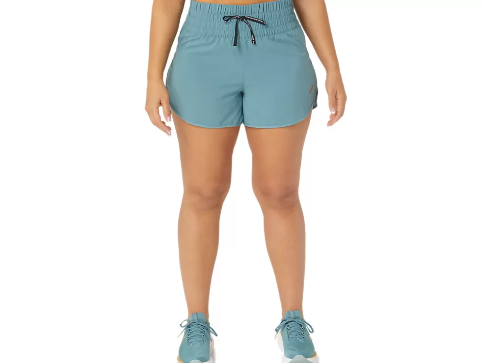 Hot ASICS NAGINO 4IN RUN SHORT Foggy Teal