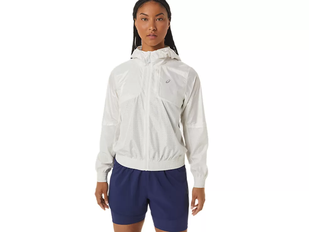 Cheap ASICS NAGINO RUN JACKET Cream